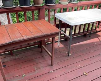 Two Outdoor Tables