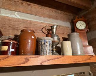 Antique pottery & crocks