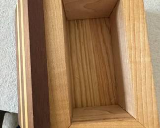 Handmade Maple and Wood Keepsake Box.