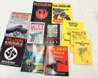 GUN BOOK WEAPONS BOOKLETS PAPERWORK AK47 GLOCK RUGER BERETTA PISTOL