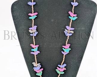 FETISH BEAD BEADING BEADWORK NECKLACE BIRD