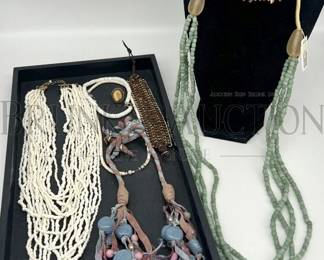 BEADED NECKLACES MULTISTRAND JEWELRY MAKING CRAFTS ART HOBBY