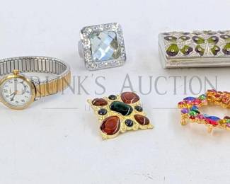 COSTUME JEWELRY BUCKLES WATCHES