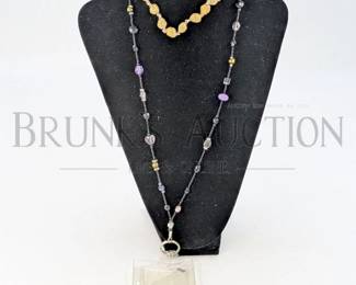 BEADED NECKLACES CHOKER NECK ADORENMENT