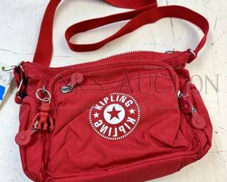 KIPLING PURSE NEW WITH TAGS RED