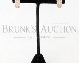 14K DIAMOND FINE JEWLRY CZ FASHION COSTUME JEWELRY DANGLE HOOP STUD STYLE EARRINGS CHECK LISTINGS