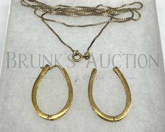 HOOP EARRINGS CHAIN