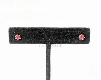 PINK STUD EARRINGS