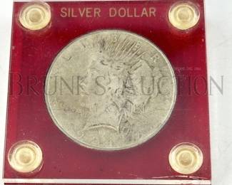 SILVER DOLLAR IN CASE