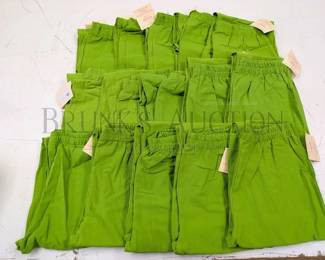 WOMEN FASHION BOUTIQUE B'GAUZE CRUISE SUMMER VACATION BUTTON UP PANTS SHIRT TANK TOP DRESS CLOTHING WEAR GREEN