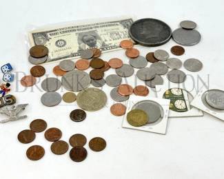 COINS BILLS FOREIGN CURRENCY COLLECTION COLLECTIBLES
