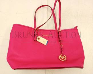 MICHAEL KORS PINK PURSE DESIGNER FASHION BAG