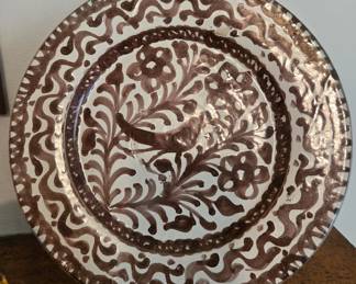 Hand painted plate