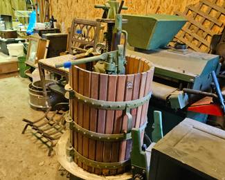 Vintage Italian Wine Press
