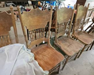 Vintage Oak Chairs
