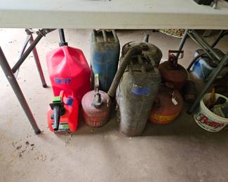 Old & New Gas Cans