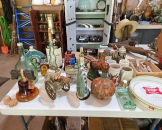 Collectible Liquor Decanters & Bar Ware