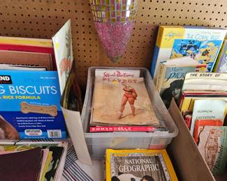 Magazines - Playboy, National Geo.