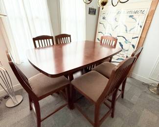 DINING TABLE AND CHAIRS