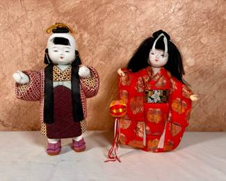 Kimekomi Japanese Dolls