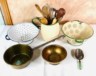 Vintage Enamelware & Copper Kitchen