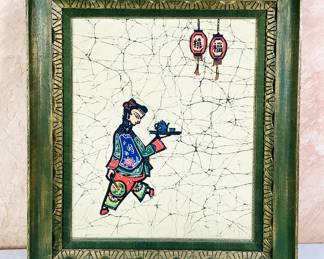 Original Batik Artwork "Lucky Girl"