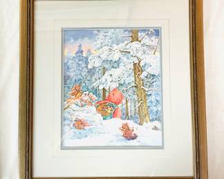 Original Watercolor Art by M.E. Jensen