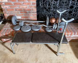 Weight Bench & Weights