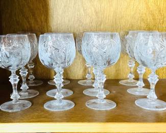 Crystal White Wine Glasses