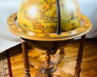 Old World Zodiac Bar Cart