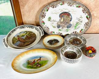 Vintage King Tom Turkey Platter, Dishes