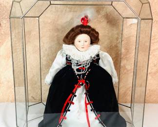 Queen Elizabeth Porcelain Doll