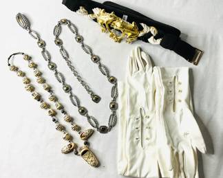 Gold Frog Belt & More Eclectic Accessories