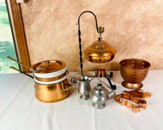 Copper Double Broiler and More