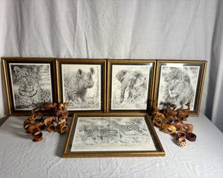 African Animal Prints by William Baker
