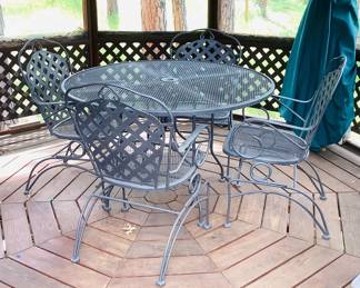 Metal Patio Table & Chairs