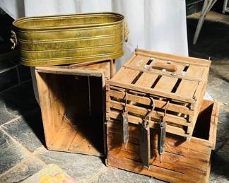 Vintage Wooden Crates and More