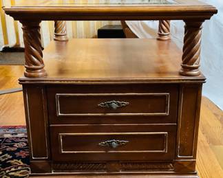 End Table With Glass