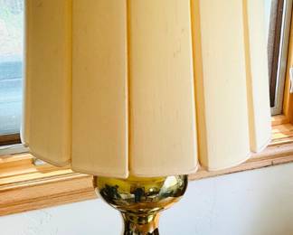 Mid Century Modern Brass Lamp
