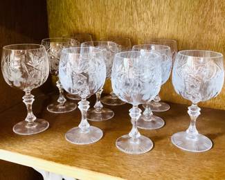 Crystal Red Wine Glasses