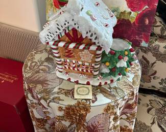 Waterford Holiday Heirlooms Ltd Edition Gingerbread House Cookie Jar