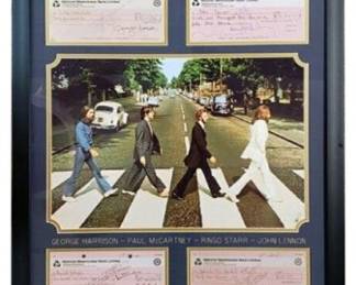 Beatles Check Collage