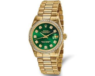 18K Rolex Ladys Presidential Gold