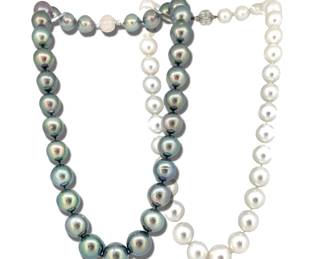 Tahitian Pearls and South Sea Pearl Necklace