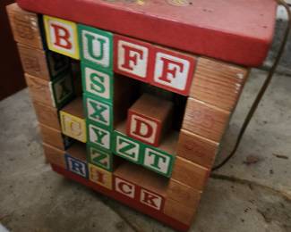Vintage Blocks Toy