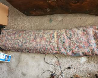 Large vintage area rug