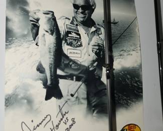 Signed Jimmy Houston Poster