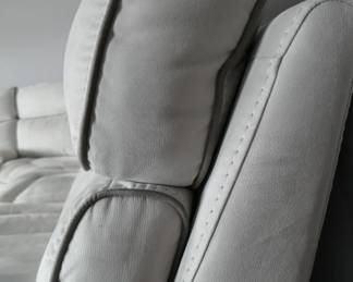 Contempo Light Gray Power Reclining Sectional Sofa