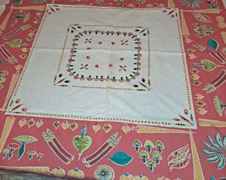 Antique tablecloth