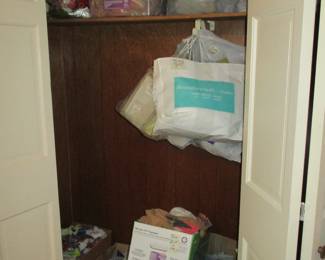 bags and boxs of sewing